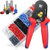 Kit de Terminales para Cables con Pinza Alicate Crimpadora de