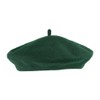 VillageHatShop Dark Green Wool Fashion Beret
