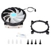CPU Cooler Double Heat Conduction Intelligent Temperature Control Mute RGB