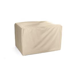 Covermates Outdoor Modular Club Chair Cover - Water Resistant Polyester, Drawcord Hem, Mesh Vents, Seating and Chair Covers, 34W x 34D x 30H, Khaki