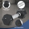 MADOG Hex-Dumbbells, Rubber Coated Cast Iron Dumbbell Set, Hand Weights