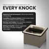 Rattleware Stainless Steel Knock Box - Perfect for Home, Cafe,