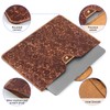 CPNVWA Genuine Leather Laptop Sleeve,Compatible with MacBook Pro 14 Inch
