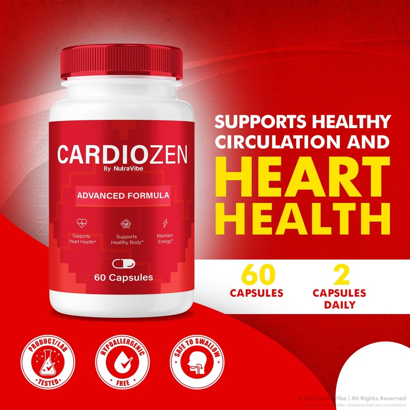 (2 Pack) Cardiozen – Daily Circulation & Balance Support Formula