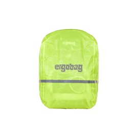 ergobag Waterproof Rain Cover for School Bag and Backpack with Reflectors and Elastic Strap Yellow