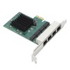 PCIe X1 Network Card 4 RJ45 Port 1000M High Speed