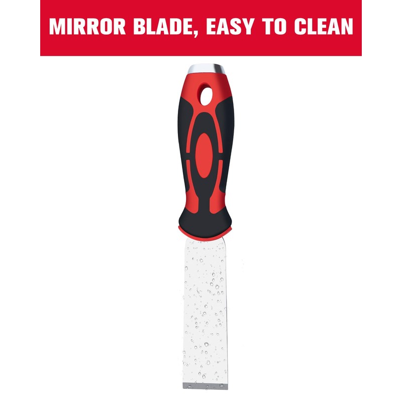 ROTATION Extra Thick Scraper Set, 4 piece, Soft Grip, Heavy
