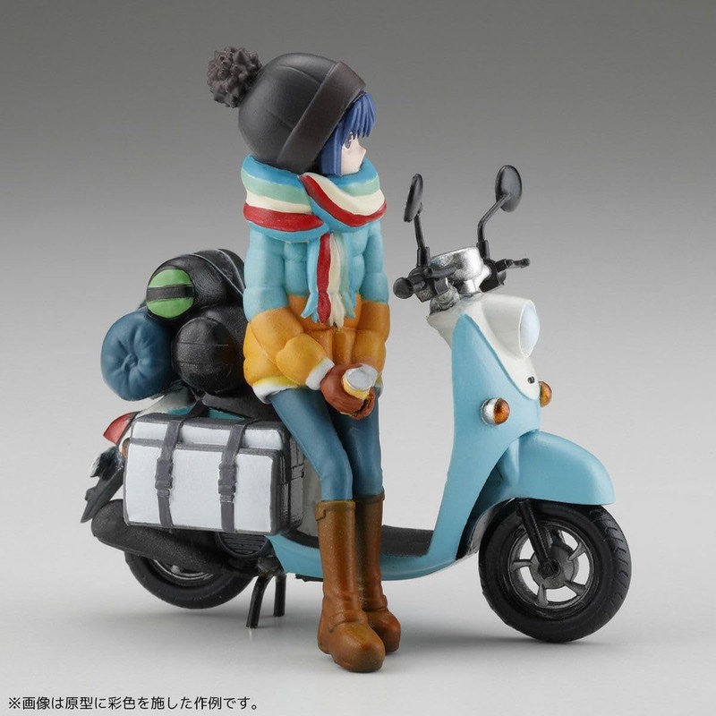 Kaiyodo Artpla Yurucamp Rin and Bike Set 1/24 Anime Scale