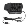 One Handed Gaming Keyboard 7 Color RGB Backlight Ergonomic 35