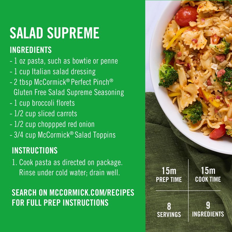McCormick Salad Toppins Crunchy & Flavorful, 3.75 oz