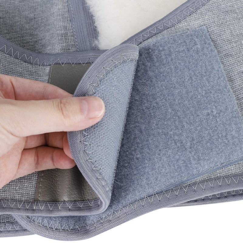 Lumbar Support Belt Winter Back Support Plush Lining Abdominal Belt