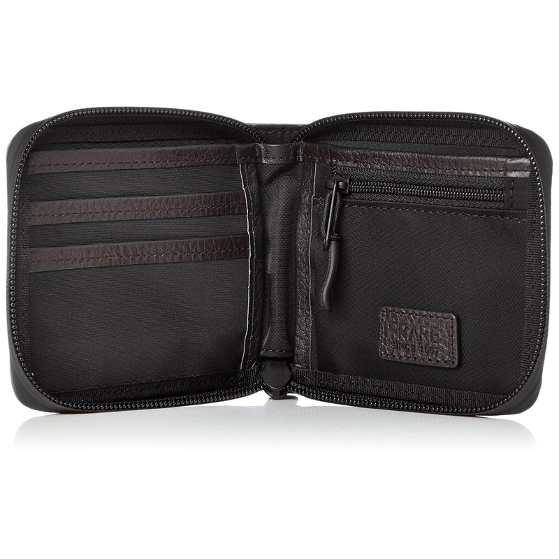 Prairie Active Outdoor Zipper Waterproof Bi-fold Wallet, gray