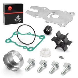 Water Pump Impeller Repair Kit Compatible with Yamaha Outboard 40HP 50HP 60HP 1995-Up 40/50/60/C40/P40/C50/F50/P50/F60 63D-W0078-01-00 63D-W0078-00-00 63D-W0078-03-00