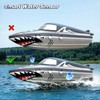 Shark RC Racing Boat for Kids & Adults,2.4GHz High Speed