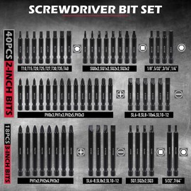 SEDY 232-Piece Ultimate Screwdriver Bit Set - Security Bit Set, Screw Driver Bit Set, Magnetic Bit Set, Nut Driver, Ratchet Wrench, Bit H screwdriver  kit