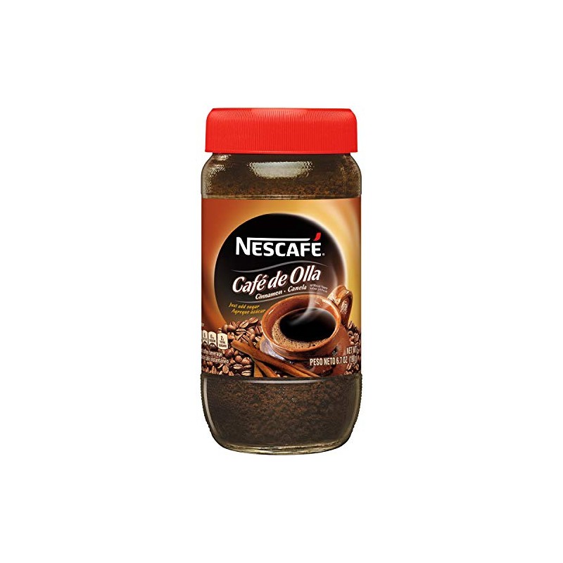 Nescafé Café De Olla, Instant Coffee, Cinnamon, 6.7 Ounce Jar