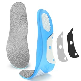 Delmac 2023 Insole, Shock Absorption, Ergonomic Arch Support, Standing Work, Arch Insole, Size Adjustment, For Men and Women (Comfortable Insole-S (22.5 - 25))