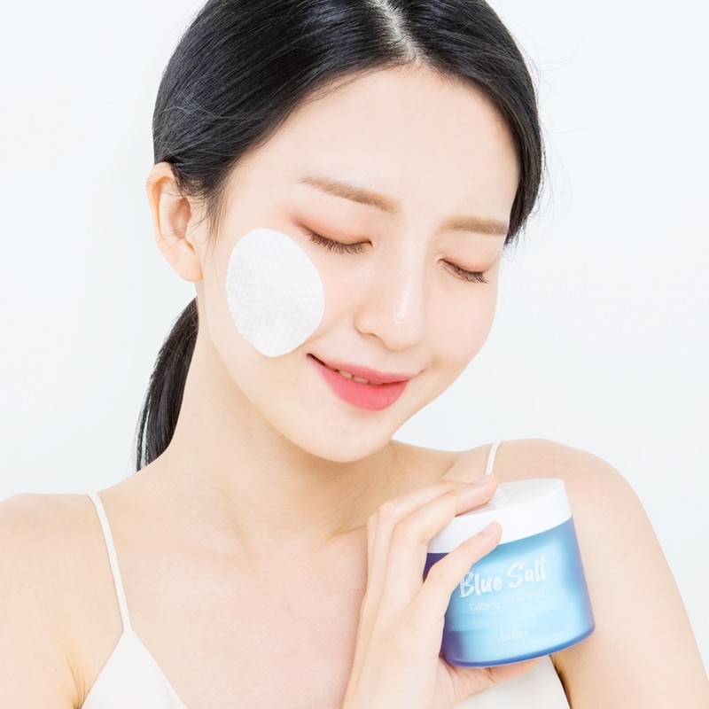 1+1 Lansray sebum, dead skin cell removal blue salt mildly