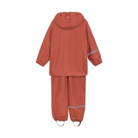 CeLaVi Unisex Baby 2-Piece Rain Suit, red