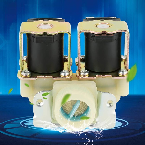 Solenoid Valve DN20 G3/4 DC 12V Normally Closed Double 0.02-0.8MPa