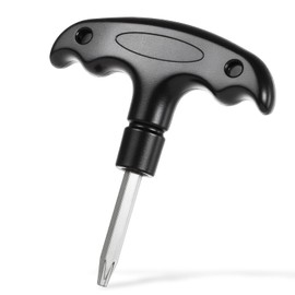 EupHHonycs Golf Wrench Tool Stainless Steel Adjustable Golf Driver with Plastic Handle Golfs Head Adjustment Tool for Club Driver Shaft Adapter Torque (Black)