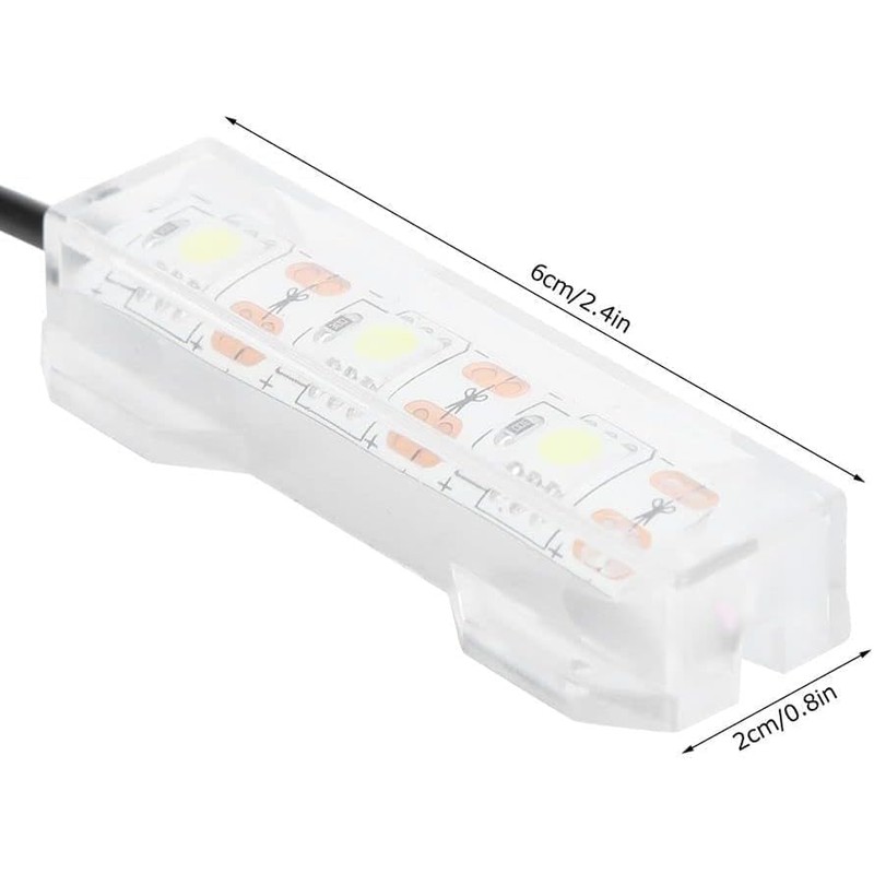 JIzian Small Aquarium Led Light, Multicolor Led Fish Tank for