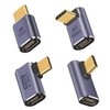 Duttek USB C Extension Adapter 100W, Right Angle USB C