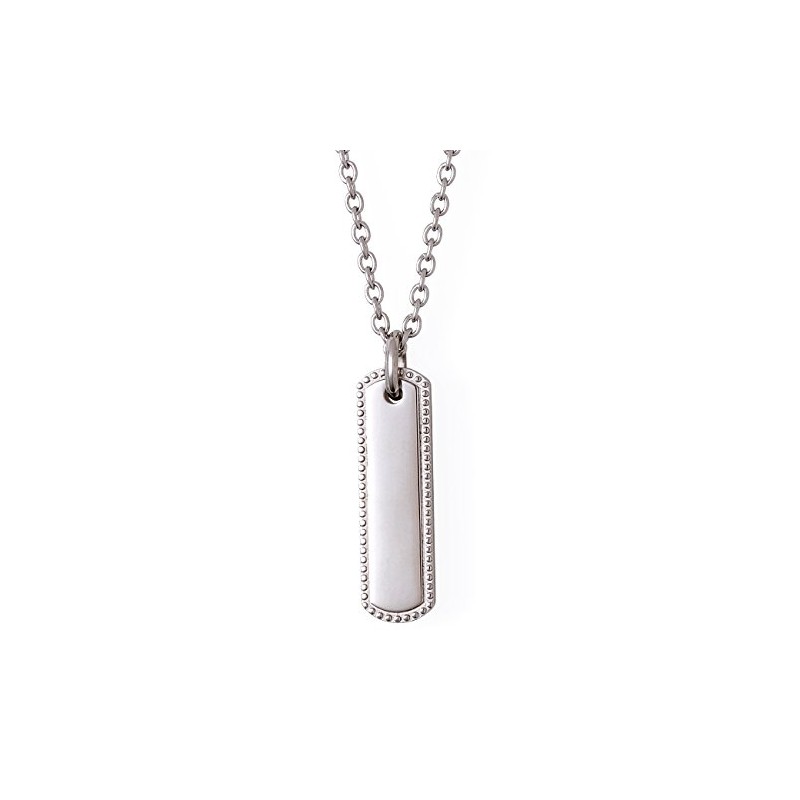 The Kiss TPD9014-40 Stainless Steel Women's Necklace, 15.7 inches (40