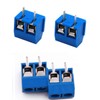 Greluma 120pcs 5mm Spacing 2 Pin PCB Screw Terminal Block