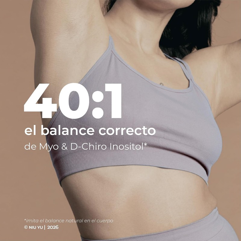 Myo & D-Chiro Inositol Relación 40:1 Ideal para Mujeres Fórmula