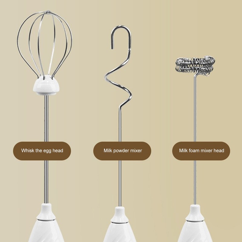 Handheld Electric Milk Frother Wireless Portable Handheld Milk Foam Maker