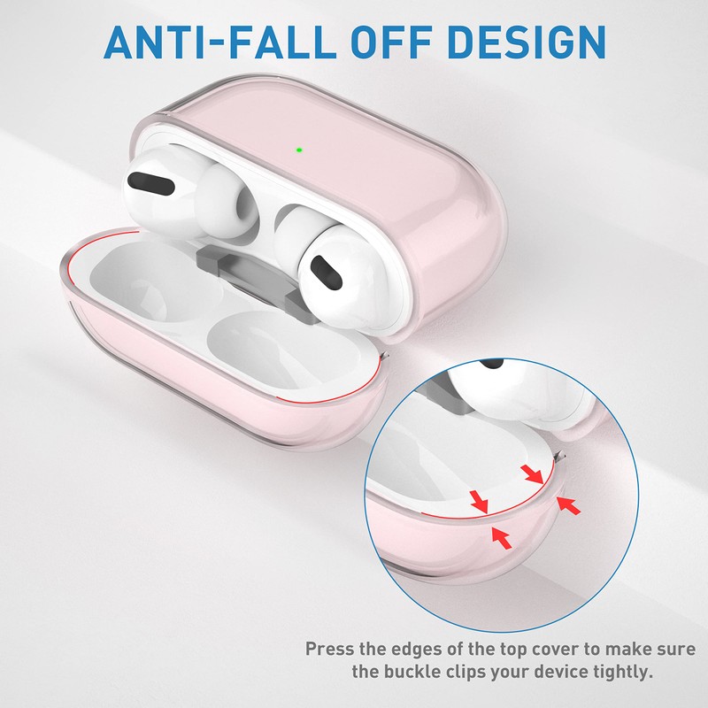 Valkit AirPods Pro 2nd Gen Case, Clear with Cleaner Kit,
