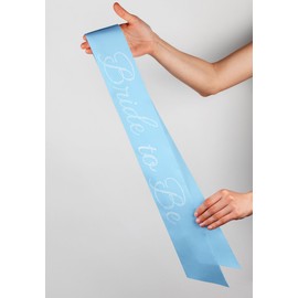 Bride to Be Sash Blue Bachelorette Party Costume Accessories Party Favors Bridal Shower Accessory, Bach Party Decorations, Engagement Party Supplies