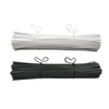 Bi-Sonic Lee 360 pcs 10 inch Black Twist Ties/Cable Ties