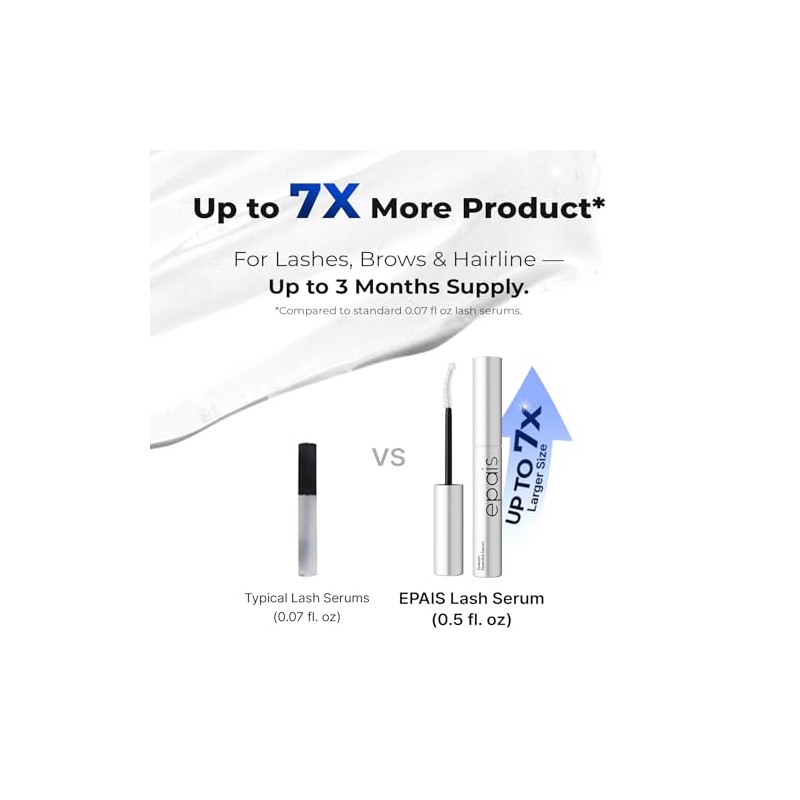 EPAIS Essential Eyelash Growth Serum, Jumbo Size 15ml0.5fl.oz - Safe