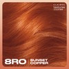 Clairol Textures & Tones Permanent Hair Dye, 8RO Sunset Copper