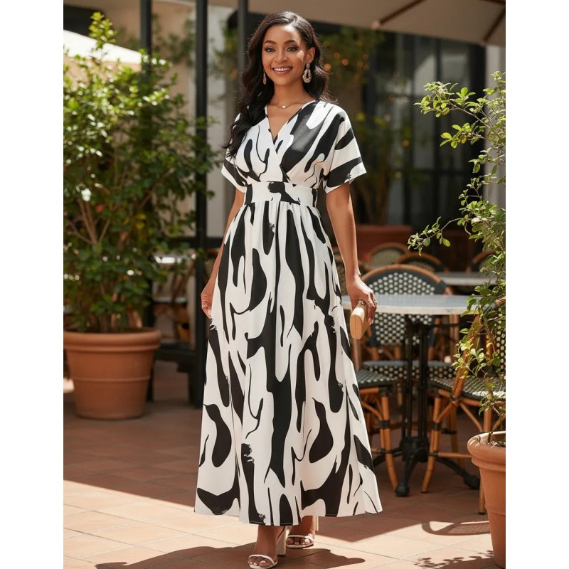 Mycity® Vestido Largo Casual Elegante De Fiesta Para Mujer