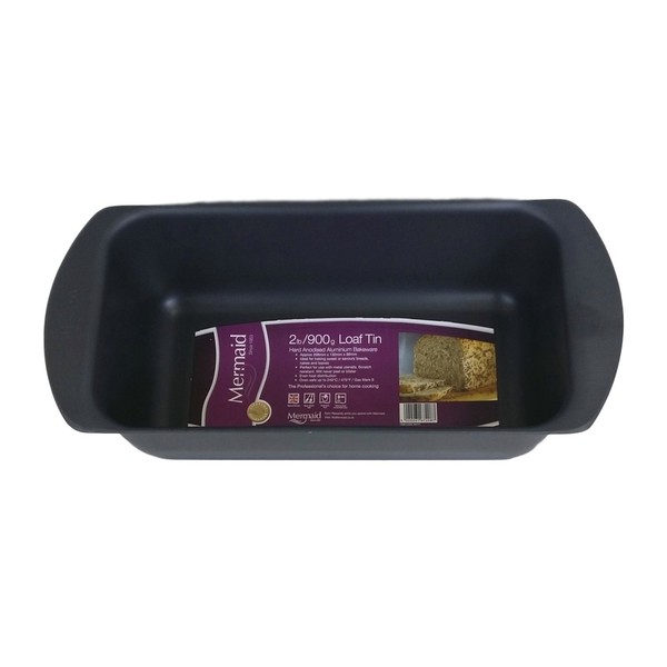 Mermaid Hard Anodised 2 Lb Loaf Tin - Made in
