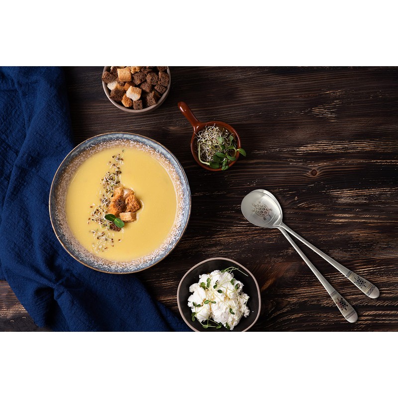 Balwoo Korean Style 8.5 inch Premium Stainless Steel Dessert &