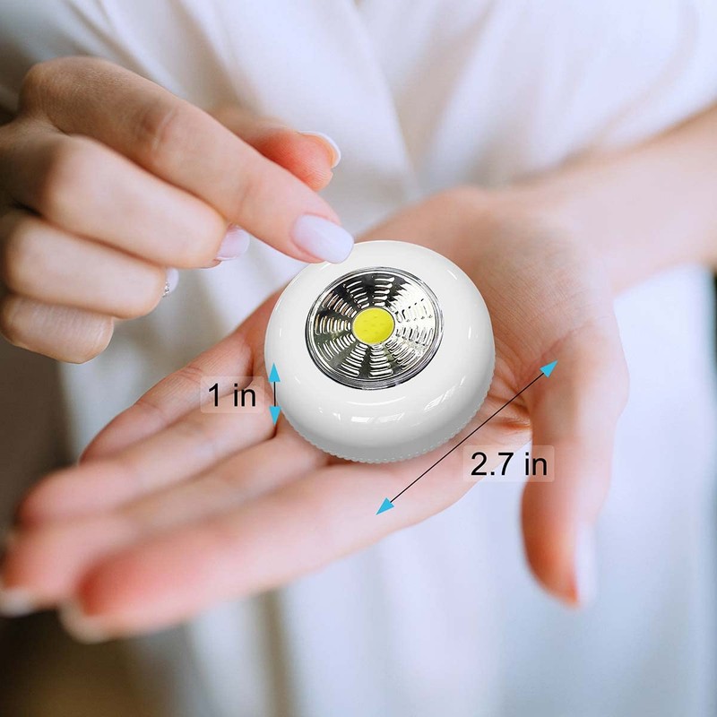 UMECORE Tap Light Push Lights, 7 Pack Small Under Cabinet