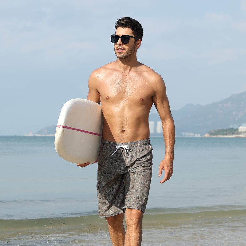 Nonwe - Traje de baño para hombre Verano Vacaciones Bermudas