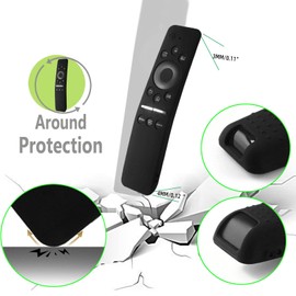 Estink Fundas Protectoras de Silicona para Mando a Distancia Smart TV Serie BN59 Adecuado para Mando a Distancia Smart 4K Ultra HDTV(Negro)