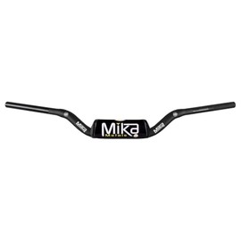Mika Metals Raw Series 1 1/8 inch Oversize Handlebars MC Bend Black For KAWASAKI KX250 X 2021-2023
