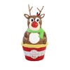 Bethany Lowe Rudolph Cupcake Container