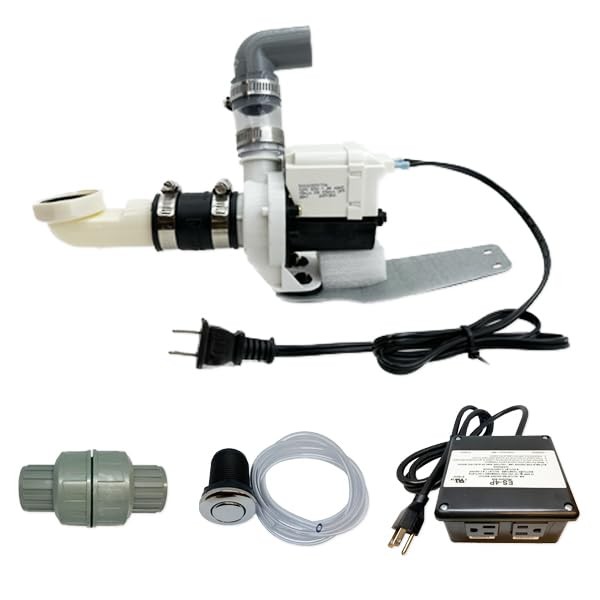 VTD Pedicure Spa Parts REPLACEMENT Sprayer Head/3-way Faucet/Overflow Kit/P-Trap/Spa Led