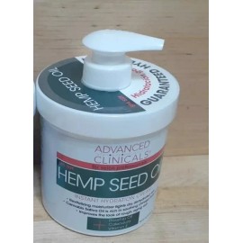 Advanced Clinicals 1 PAK: Advanced Clinicals HEMP SEED CREAM Rosehip Sativa Oil Vitamin E Calendula