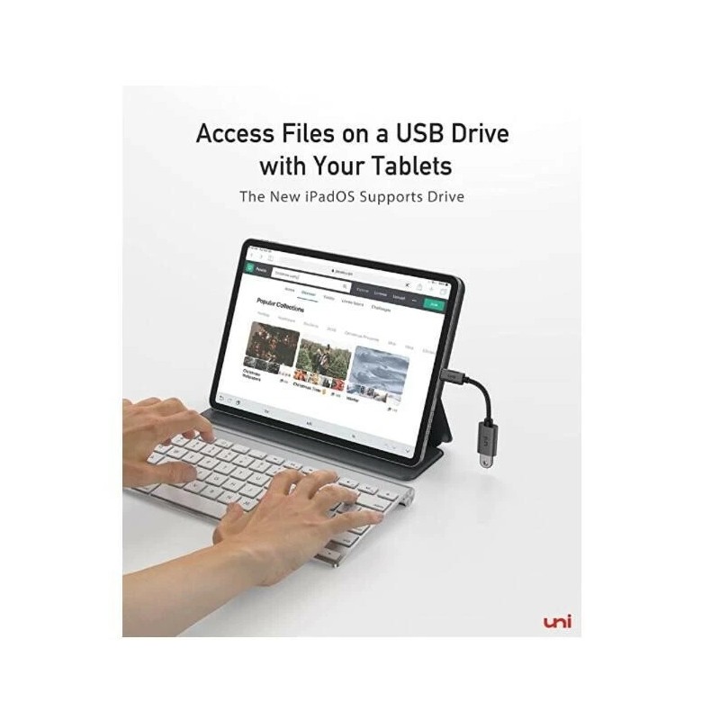 uni USB C to USB Adapter 2 Pack, Aluminum USB-C