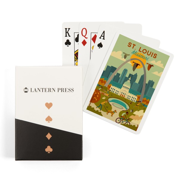 Lantern Press St. Louis, Missouri, Geometric National Park Series (52