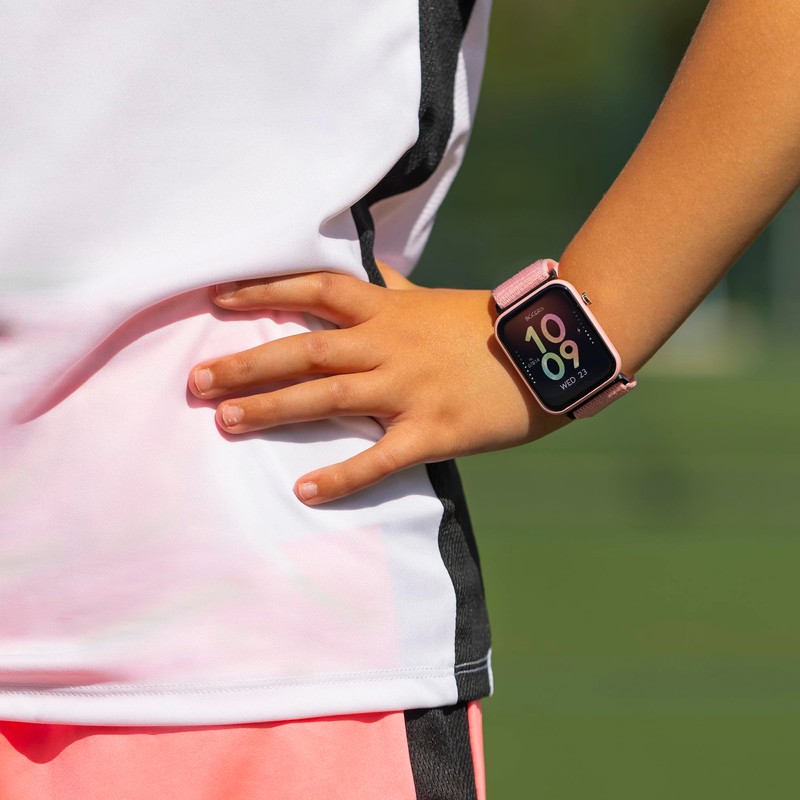Tikkers Smart Series 13 - Pink Easy Release Fabric Strap