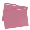 File Folder, Letter Size, 1/2 Cut Tab, 25 Pack (Pink)